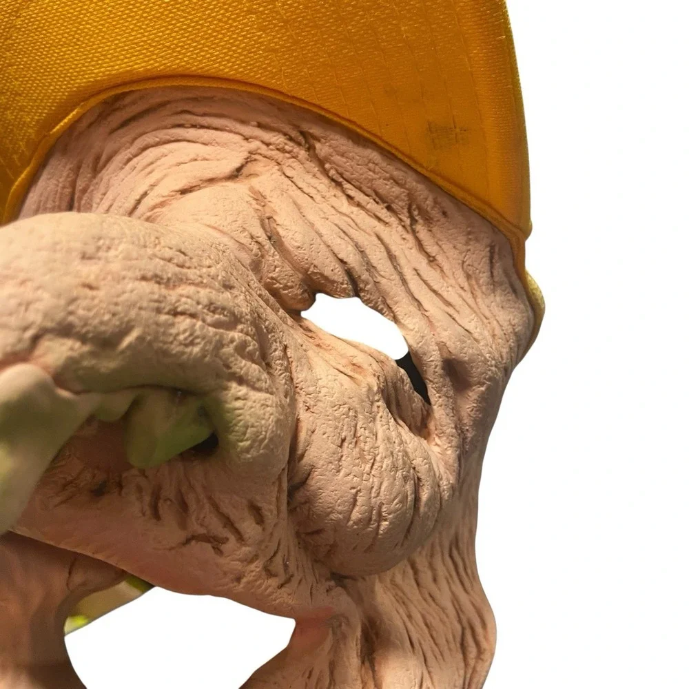 Gross Sludgy Old Man Mucous Hat Handmade Mask Halloween Geezer Gag Novelty Fun
